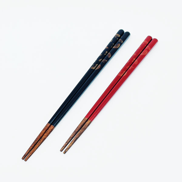 扇 先角漆の若狭塗箸 – 若狭塗箸 船商