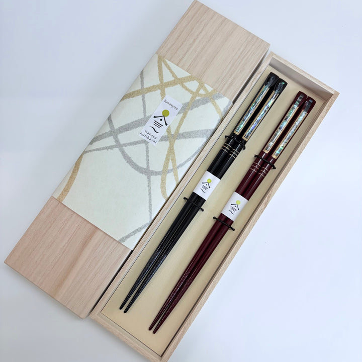伝統工芸若狭塗箸（螺鈿） – 若狭塗箸 船商