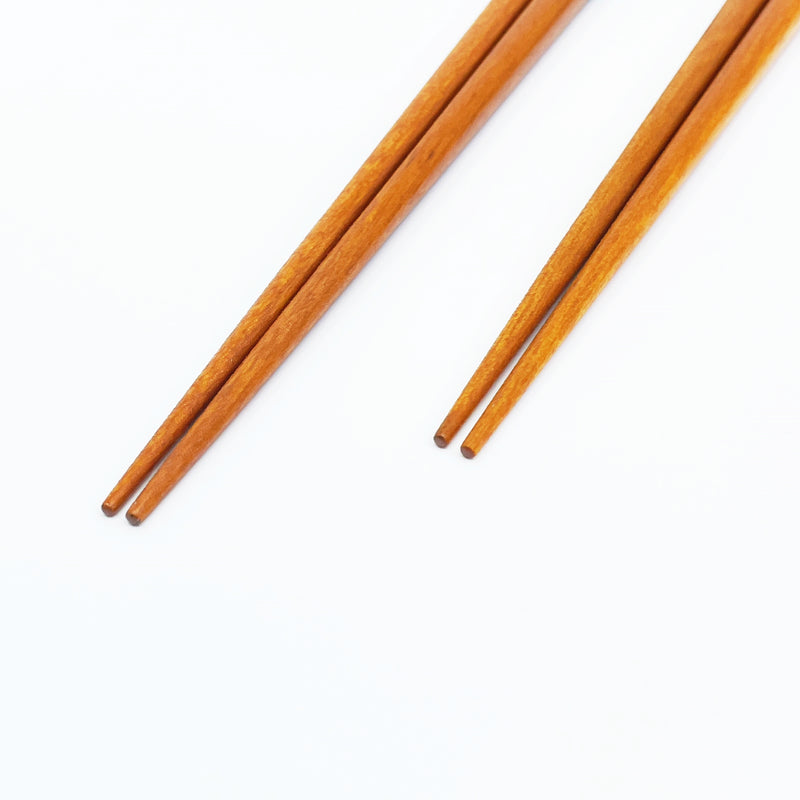 京格子　食洗対応の若狭塗箸